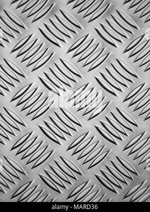 Abstract pattern fabriqués à partir des métaux en relief antidérapant. Banque D'Images