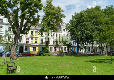 Chalcot Square Gardens, Primrose Hill, London, UK Banque D'Images