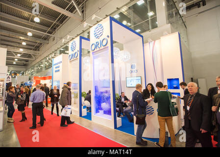 Aqua-Therm Moscow 2014 Exposition, 05-02-2014, Moscou, Russie Banque D'Images