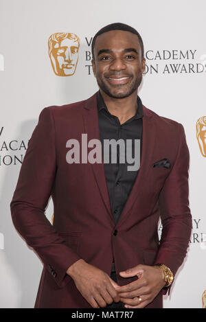 Londres, Royaume-Uni - 04 avril 2018 Ore Oduba assister à la Vierge PLAT BAFTA Nominations TV Conférence de presse, Londres, Royaume-Uni - 04 avril 2018 à BAFTA, Piccadilly, Londres, Royaume-Uni. Credit : Voir Li/Alamy Live News Banque D'Images