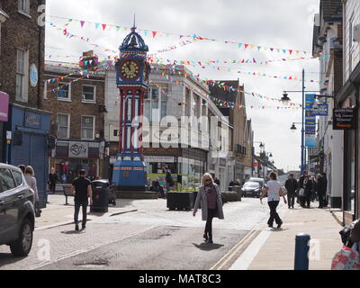 Sheerness, Kent, UK. 4 avril, 2018. Météo France : une journée ensoleillée et chaude de Sheerness. Credit : James Bell/Alamy Live News Banque D'Images