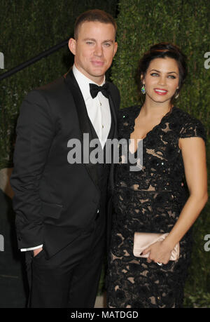 SMG Channing Tatum Jenna Dewan NY1 LA vanity Fair Final Adds 022413 27.JPG WEST HOLLYWOOD, CA - 24 FÉVRIER : Channing Tatum Jenna Dewan arrive à la Vanity Fair Oscar Party 2013 à Sunset Tower le 24 février 2013 à West Hollywood, Californie (photo by tempêtes Media Group) personnes: Channing Tatum Jenna Dewan Réf. Transmission : NY1 LA Banque D'Images