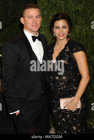 SMG Channing Tatum Jenna Dewan NY1 LA vanity Fair late Adds 022413 24.JPG WEST HOLLYWOOD, CA - 24 FÉVRIER : Channing Tatum Jenna Dewan assiste au Vanity Fair Oscar Party 2013 à l'hôtel Sunset Tower le 24 février 2013 à West Hollywood, Californie. (Photo par Storms Media Group) personnes: Channing Tatum Jenna Dewan transmission Ref: NY 1 LA Banque D'Images