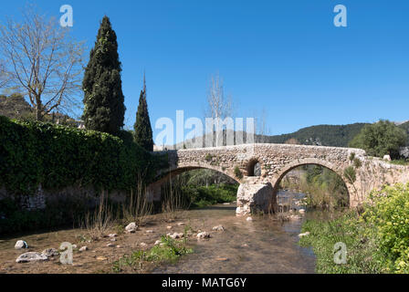 Majorque, Pollensa, Pont Roma, Römische Brücke Banque D'Images