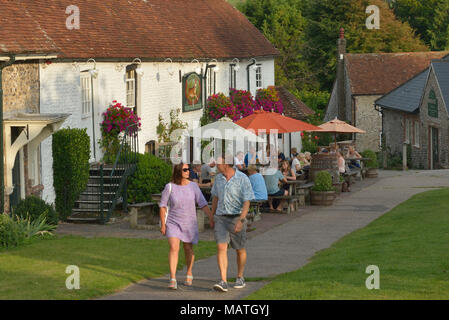 Tiger Inn, East Dean, Sussex, Angleterre, Royaume-Uni Banque D'Images