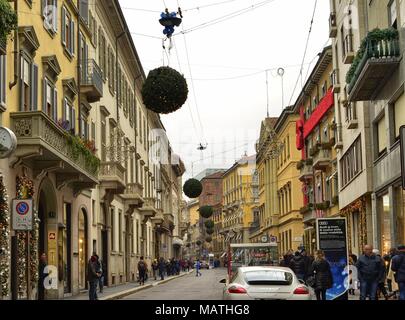 Milan, Lombardie, Italie Le 31 décembre 2017. Le quartier branché de Milan Banque D'Images