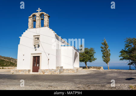 Belle église grec traditionnel sur l'île de Naxos. Grèce Banque D'Images