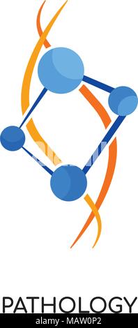 Logo pathologie isolé sur fond blanc pour votre site web, mobile et app design Illustration de Vecteur