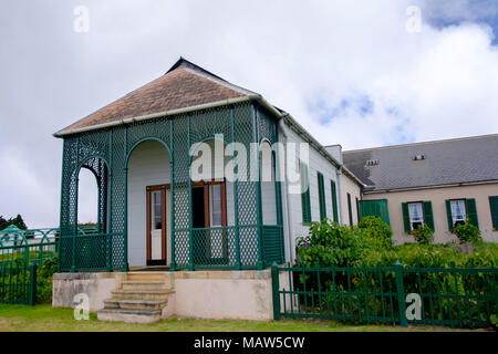 Longwood House, la dernière demeure de Napoléon Bonaparte, durant son exil sur l'île de Sainte-Hélène. Banque D'Images