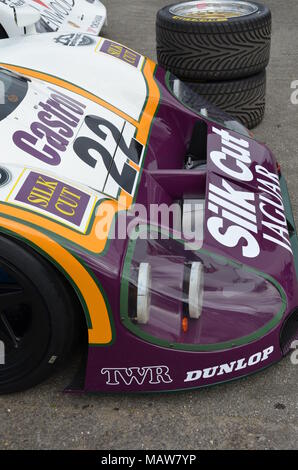 Le Mans Jaguar XJR-9 à la 73 e réunion des membres 2015 Goodwood. Banque D'Images