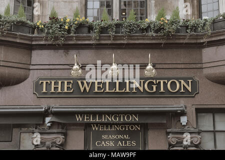 Le duc de Wellington Pub, Londres Banque D'Images