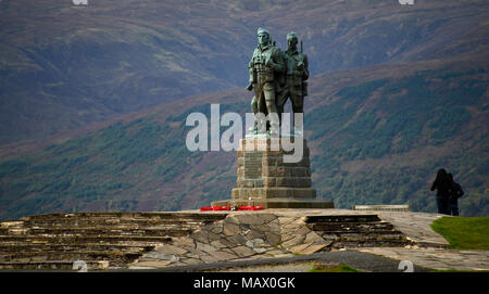 Le Mémorial Commando, Spean Bridge, l'Ecosse (1) Banque D'Images