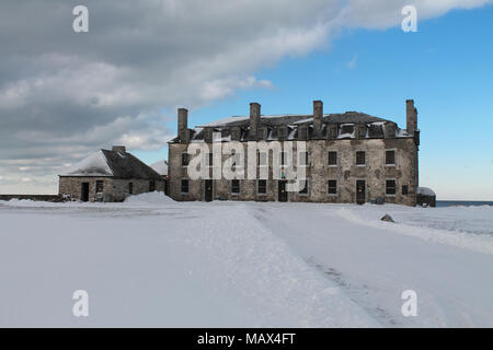 Château français, Fort Niagara, NY Banque D'Images
