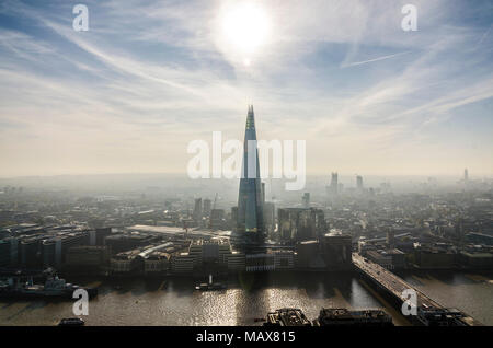 Londres - le fragment tiré du talkie walkie Fenchurch Street Skygarden (Sky Garden(. Bâtiment le plus élevé de l'Europe de l'Ouest Banque D'Images