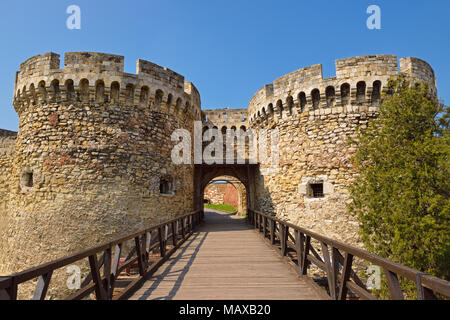 La forteresse de Kalemegdan, Belgrade, Serbie Banque D'Images