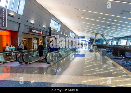 L'aéroport international McCarran Insde, Las Vegas, États-Unis Banque D'Images