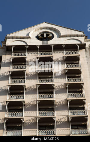 Façade de l'hôtel Meikles Hotel à Harare, Zimbabwe. L'hôtel de luxe a ouvert ses portes en 1915. Banque D'Images