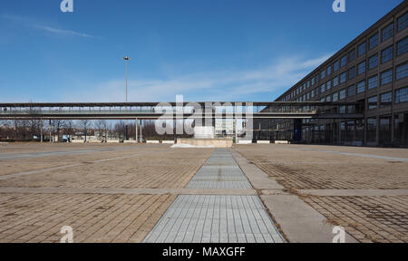 TURIN, ITALIE - CIRCA JANVIER 2018 : pont piétonnier Lingotto Banque D'Images