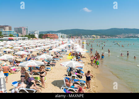 Sunny Beach, Bulgarie Banque D'Images