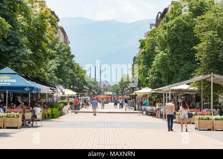 Vitosha Boulevard, Sofia, Bulgarie Banque D'Images