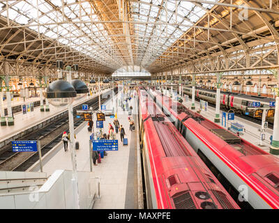 La gare Manchester Piccadilly, Royaume-Uni Banque D'Images