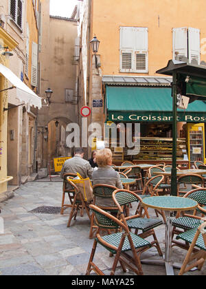 Alley à vieille ville de Grasse, Alpes-Maritimes, France du Sud, France, Europe Banque D'Images