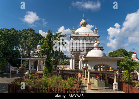 Maheswarnath Mandir tempel hindou en triolet, Ile Maurice, Afrika | Maheswarnath Mandir temple hindou de Triolet, Ile Maurice, Afrique du Sud Banque D'Images