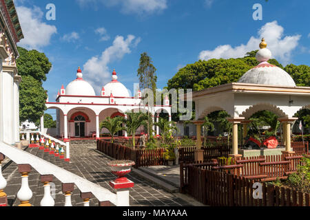 Maheswarnath Mandir tempel hindou en triolet, Ile Maurice, Afrika | Maheswarnath Mandir temple hindou de Triolet, Ile Maurice, Afrique du Sud Banque D'Images