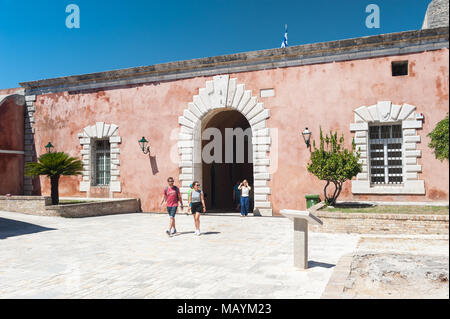 Ancienne forteresse de Corfou, îles Ioniennes, Grèce, Europe Banque D'Images