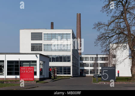 Il a des capacités à partir de 1931, l'architecte Ludwig Mies van der Rohe, ex-VerSeid AG, aujourd'hui Mies van der Rohe Business Park, Krefeld Banque D'Images