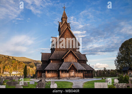 Heddal Stavkirke de Notodden, Telemark, Norvège. Banque D'Images