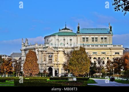 Burgtheater de Vienne, side view Banque D'Images