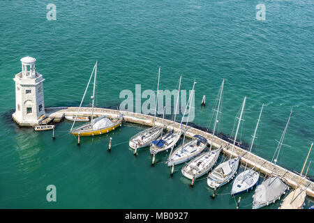 La marina sur Isola S Giorgio Maggiore à Venise Banque D'Images