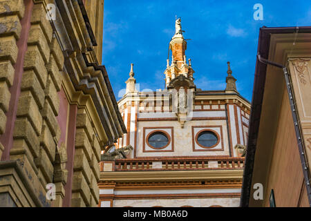 Coupole de la basilique de San Gervasio e Protasio à Rapallo, Italie Banque D'Images
