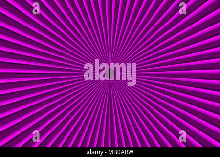 Résumé fond violet à rayures, rayons symétriques - vector pattern - violet, Illustration de Vecteur