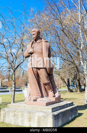 Monument à Staline. 'Museon Parc des arts'. Moscou, Russie Banque D'Images