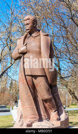 Monument à Staline. 'Museon Parc des arts'. Moscou, Russie Banque D'Images