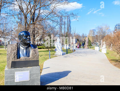 Monuments à Lénine, Marx, Staline. 'Museon Parc des arts'. Moscou, Russie Banque D'Images