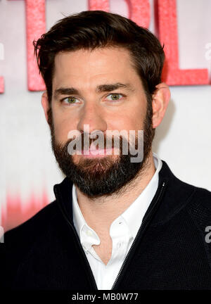 John Krasinski assistant à l'un endroit tranquille d'examen préalable type ventilateur VIP tenue au Curzon Soho à Londres. Banque D'Images