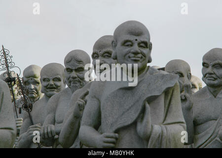 Statue/sculpture tourisme des mille bouddhas, Bodhisattva Ksitigarbha Vihara à Tanjungpinang-Bintan Island-Riau Island, INDONÉSIE Banque D'Images