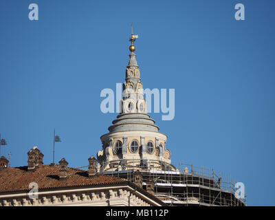 Cappella della Sindone sens chapelle Saint suaire de Turin, Italie Banque D'Images