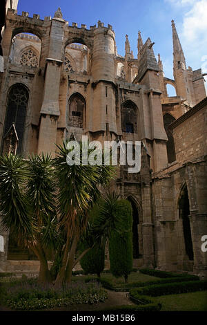 Cathédrale et cloître, Cathédrale de St-Just et St-Pasteur, narbonne, aude, Languedoc-Roussillon, France Banque D'Images