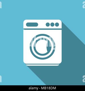 L'icône de la machine à laver Illustration de Vecteur