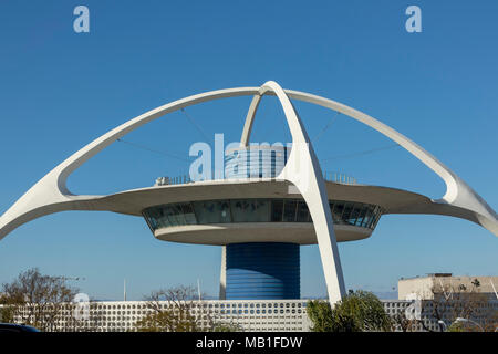 Le thème Bâtir, LAX, l'aéroport de Los Angeles, Californie, USA Banque D'Images