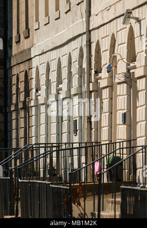 La façade de Rose Terrace est un bel exemple d'architecture géorgienne écossais à Perth, Ecosse, Royaume-Uni Banque D'Images