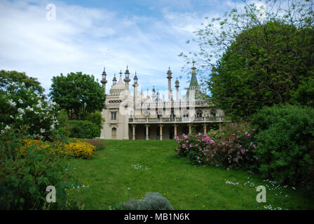 Avis de Brighton Pavilion Pavillon Royal ou sur un jour d'été Banque D'Images