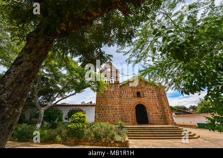 Chapelle de Jésus Ressuscité à Barichara, Colombie. Banque D'Images