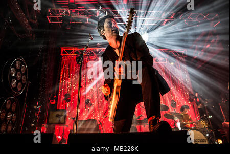 Bournemouth, Royaume-Uni. 5 avril, 2018. Les vaccins vivre à l'O2 Academy Bournemouth. Crédit : Charlie Raven/Alamy Live News Banque D'Images