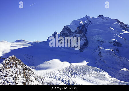 Téléphérique du glacier de Zermatt Banque D'Images