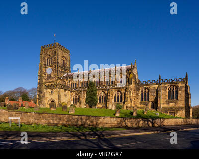 L'église St Mary, Thirsk, UK. Banque D'Images